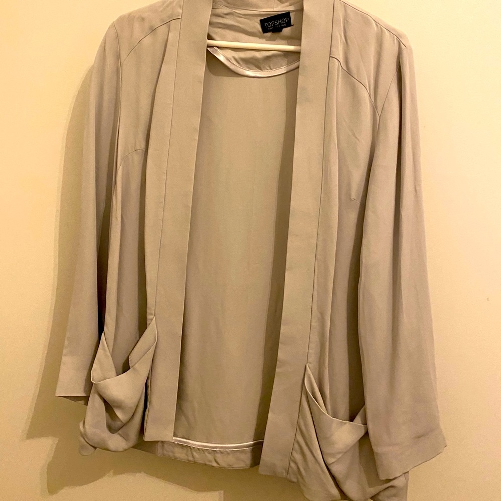 TopShop Flowy Blazer, Never Worn Size 8
